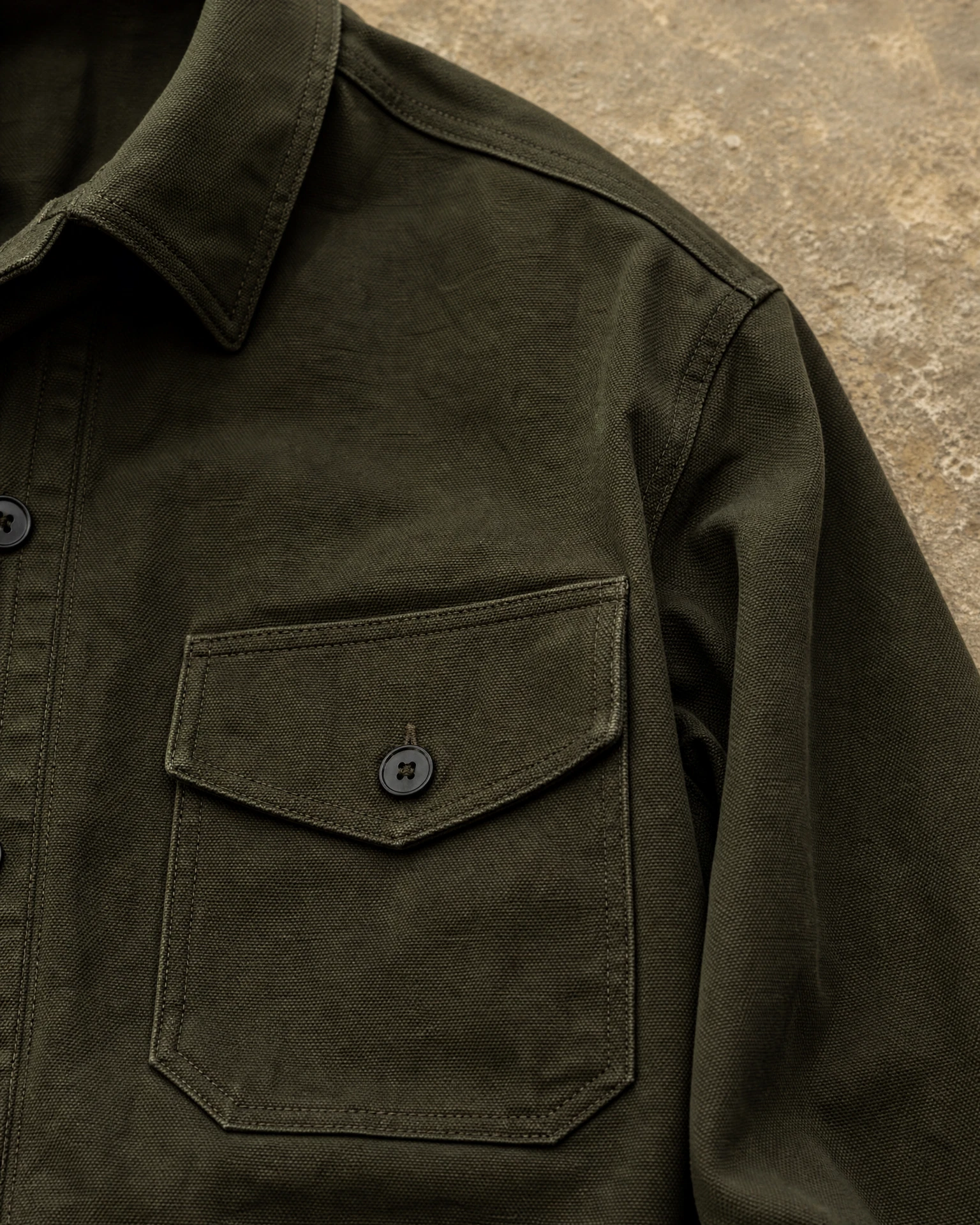 Departure Field Overshirt detail